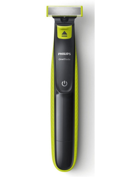 Триммер Philips OneBlade QP2520/60, черный/зеленый лайм