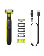 Триммер Philips OneBlade QP2824/10 черный/зеленый лайм
