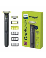 Триммер Philips OneBlade QP1624/10 черный/зеленый лайм