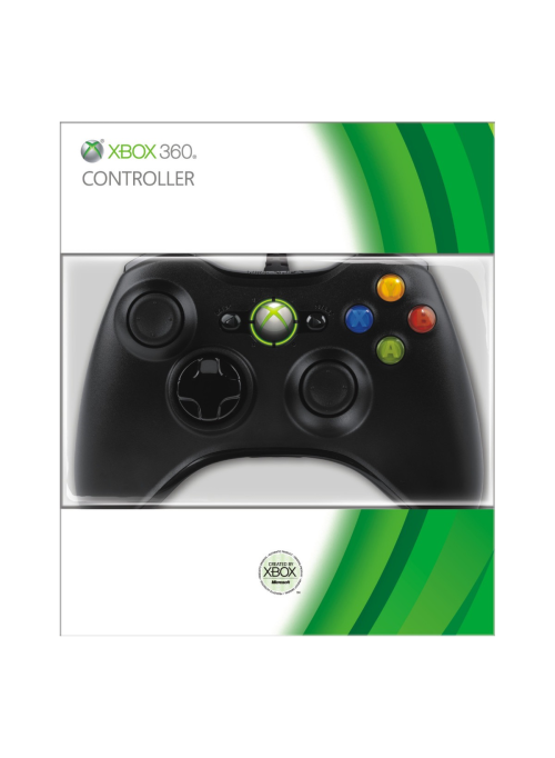 Controller  проводной Original Black (Xbox 360)