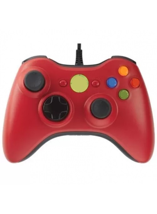 Геймпад проводной Controller Red (Красный) (Xbox 360)