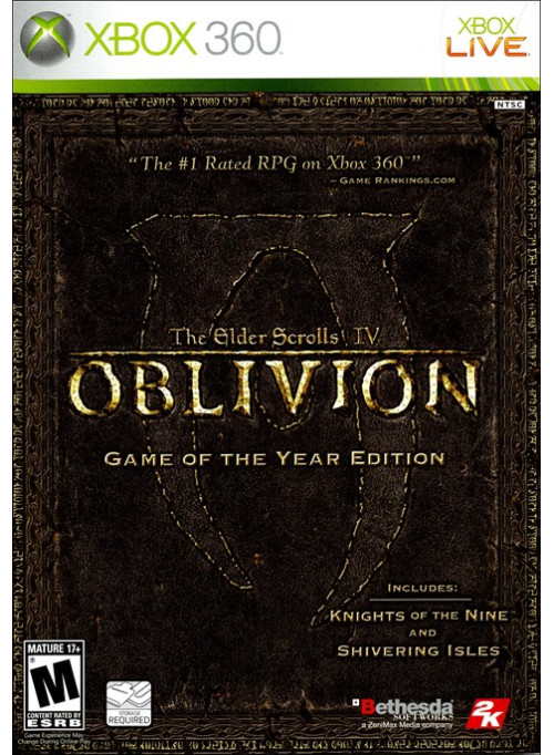 Elder Scrolls 4 (IV): Oblivion Game of the Year Edition (Xbox 360/Xbox One)