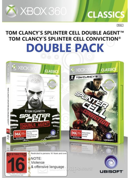 Tom Clancy's Splinter Cell Conviction + Splinter Cell Double Agent (Xbox 360)