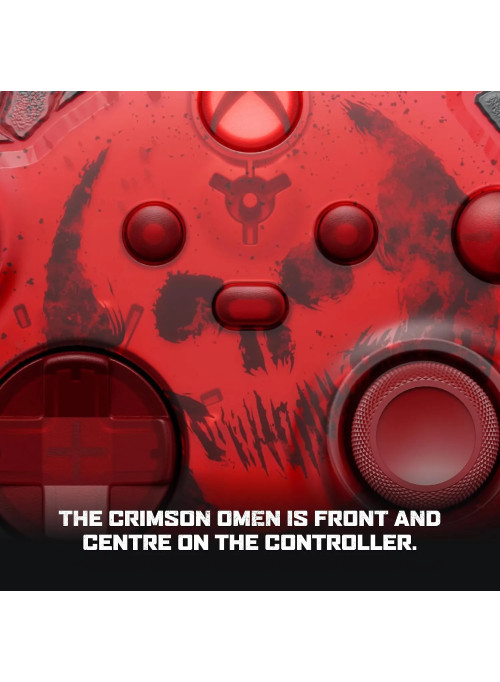 Геймпад беспроводной Microsoft Xbox One/Series X|S Wireless Controller Gears of War: E-Day Limited Edition (черный/красный)
