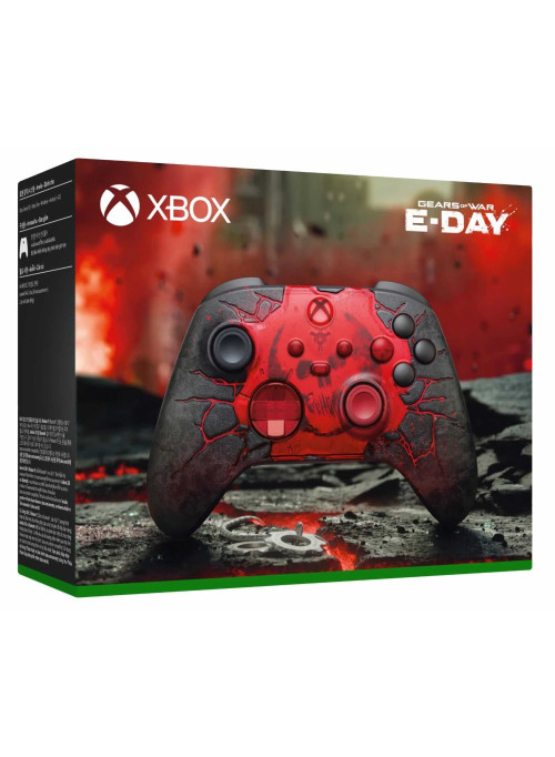 Геймпад беспроводной Microsoft Xbox One/Series X|S Wireless Controller Gears of War: E-Day Limited Edition (черный/красный)