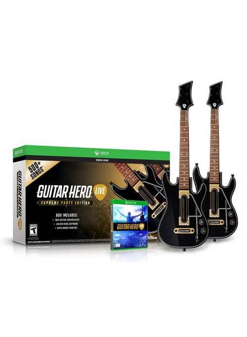 Guitar Hero Live Supreme Party Edition (2 гитары + игра) (Xbox One)