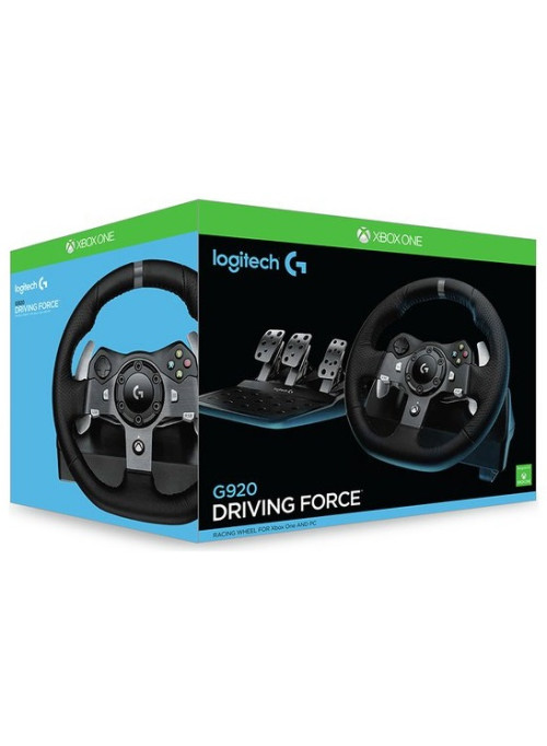 Руль с педалями Logitech G920 Driving Force (Xbox One/PC)